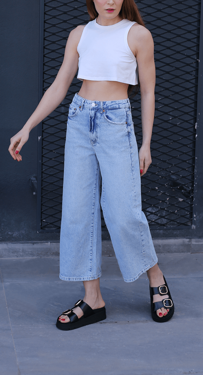 Culotte Jeans