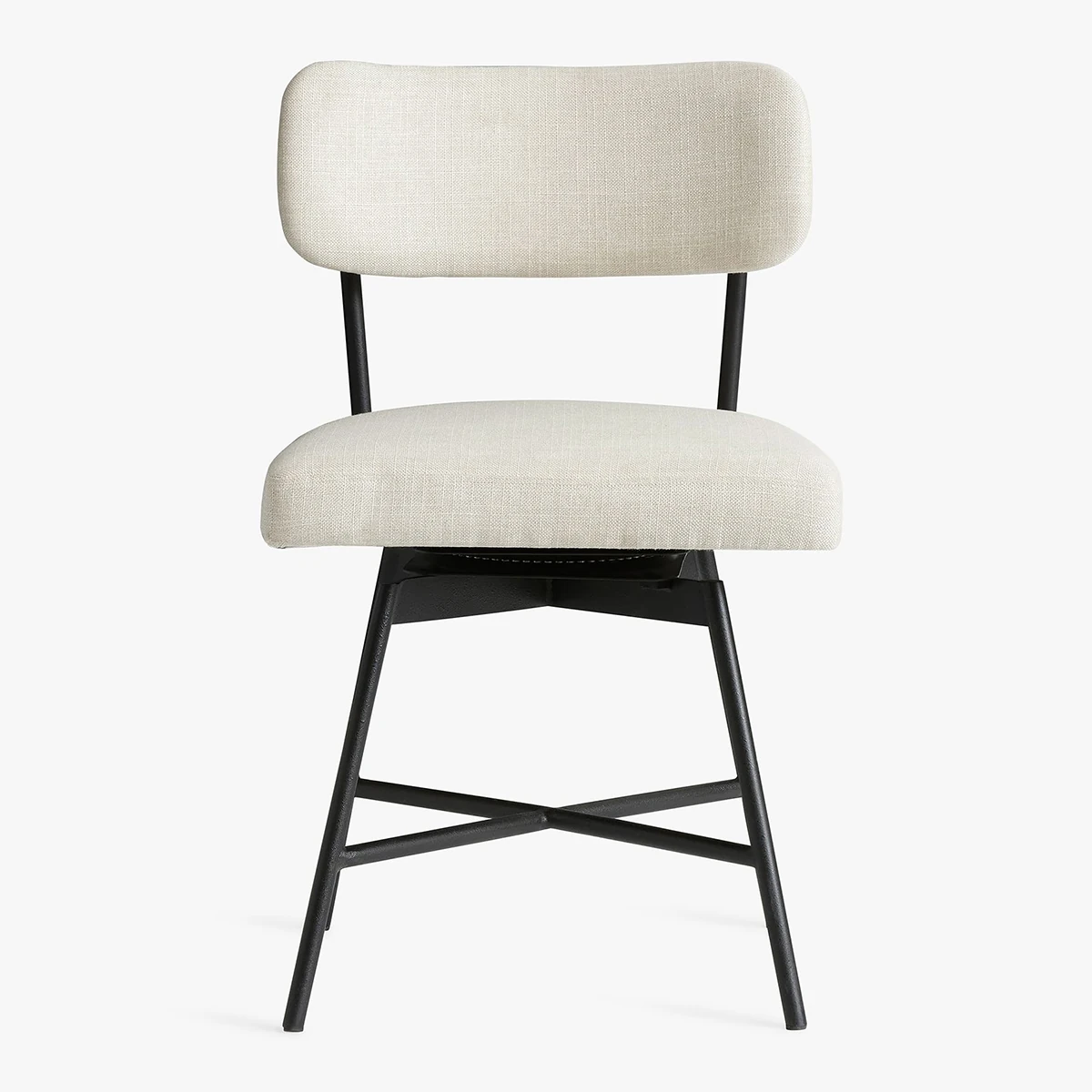 Mazun Döner Beyaz Metal Sandalye