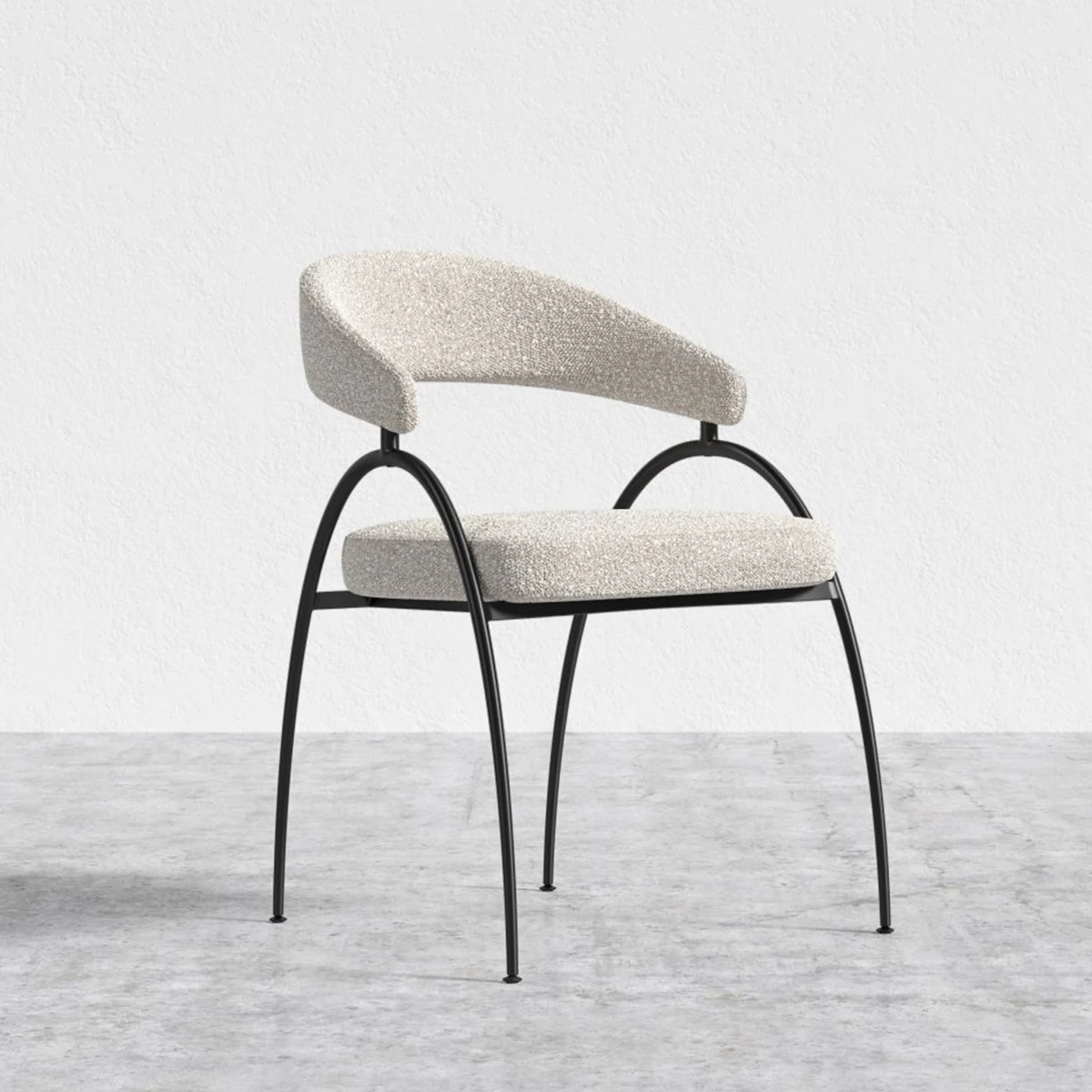 Fork Sandalye - Beyaz Teddy