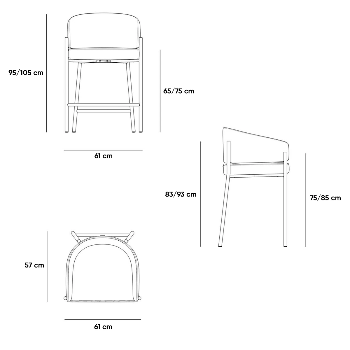 Cross Bar Sandalyesi