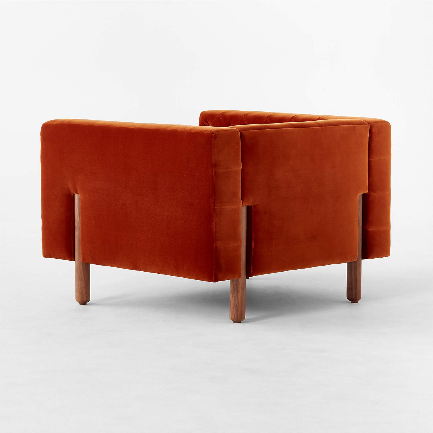 Cuby Orange Armchair