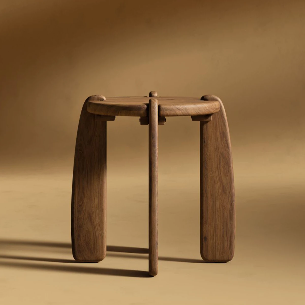 Dor Ahşap Yan Sehpa