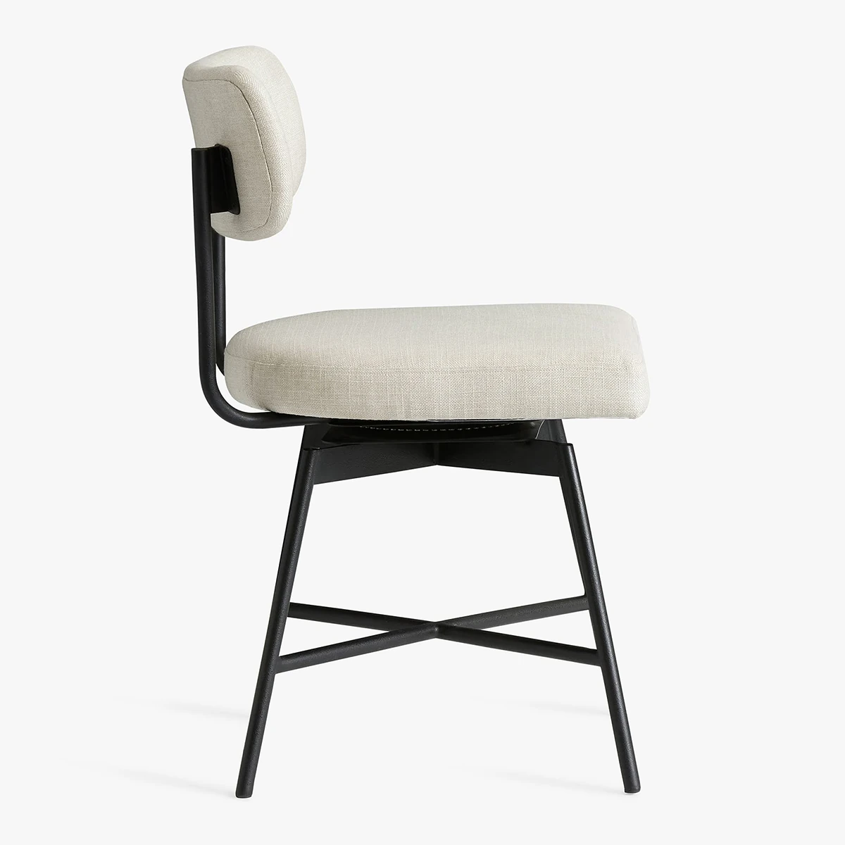 Mazun Döner Beyaz Metal Sandalye