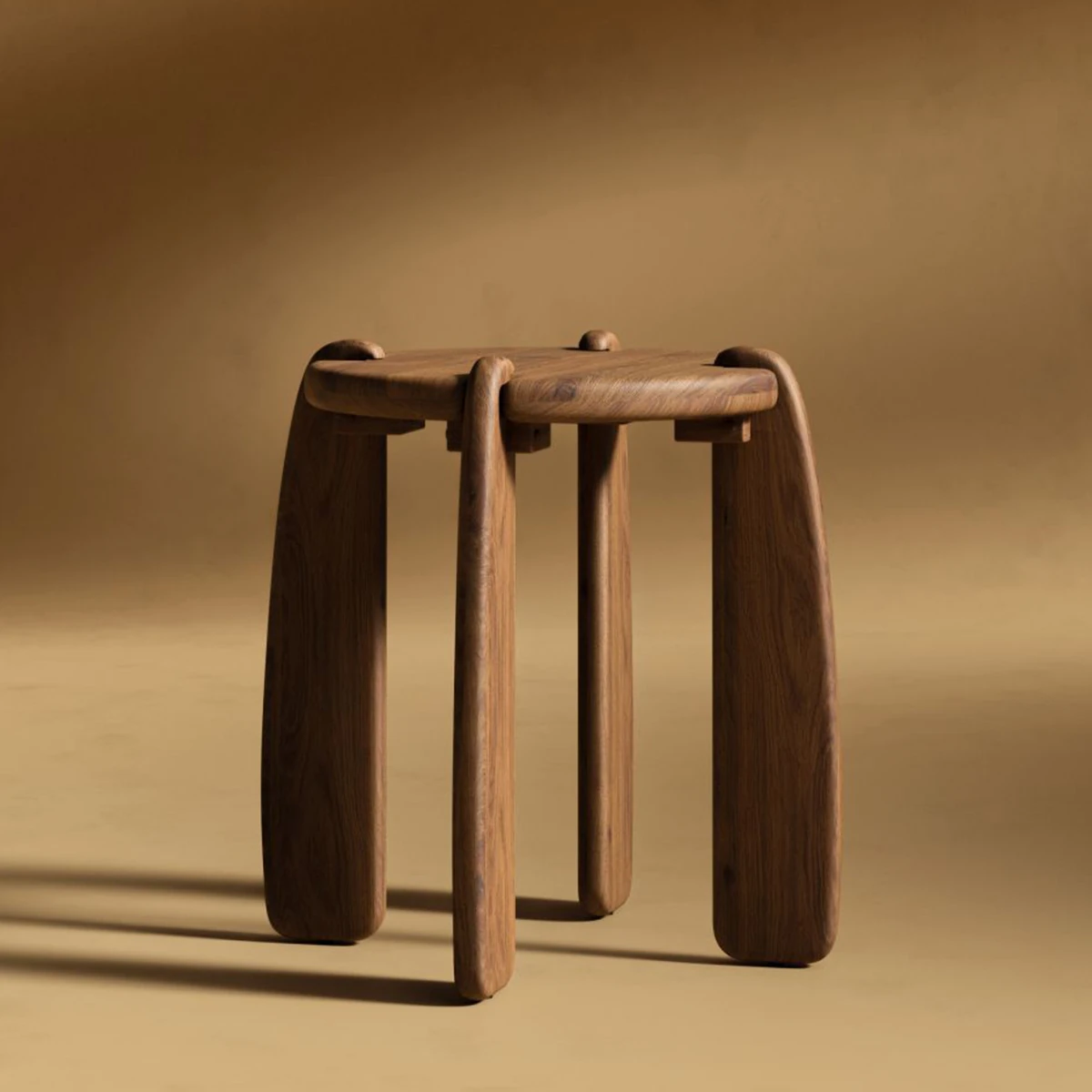 Dor Ahşap Yan Sehpa