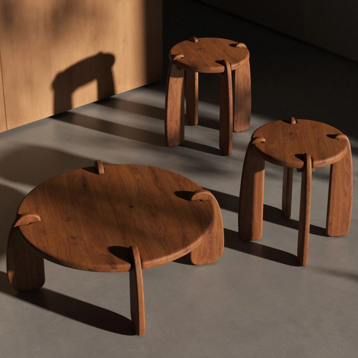 Dor Ahşap Orta Sehpa