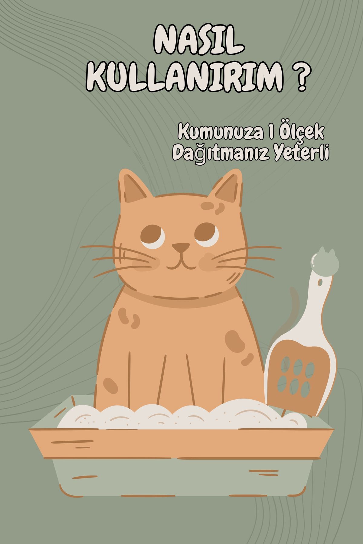 Kedi Kumu Koku Giderici 420 gr Kokonat Bazlı Doğal Karbon
