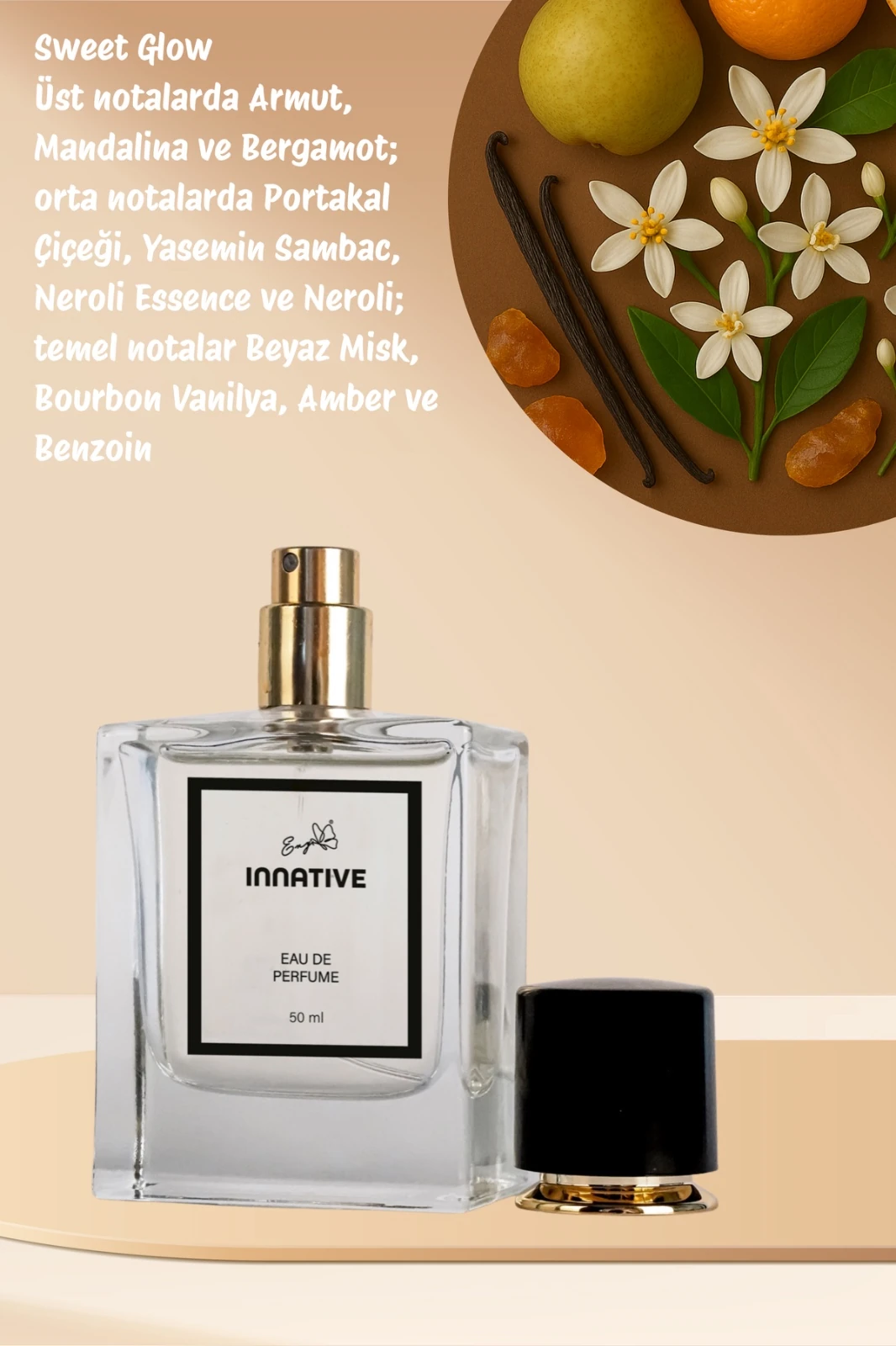 E3002 Eny SWEET GLOW Edp 50 ml Neroli-Modern Kehribar Kadın Parfümü