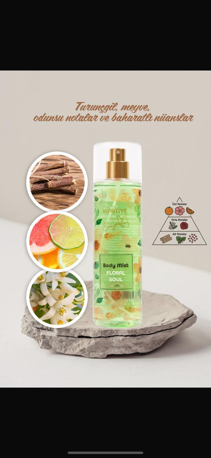 Elif Nur Yel Eny Body Mist Floral Soul Vücut Spreyi 200ml
