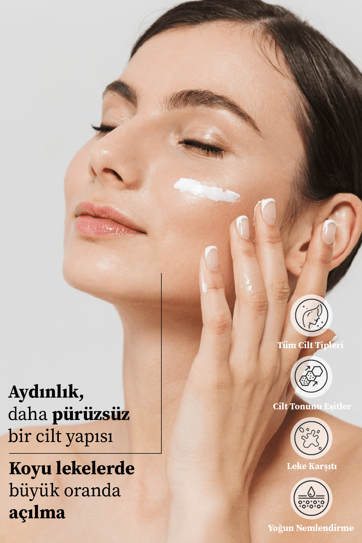 Whitening Krem C Vitaminli Cilt Beyazlatıcı, Leke Karşıtı - 100ML