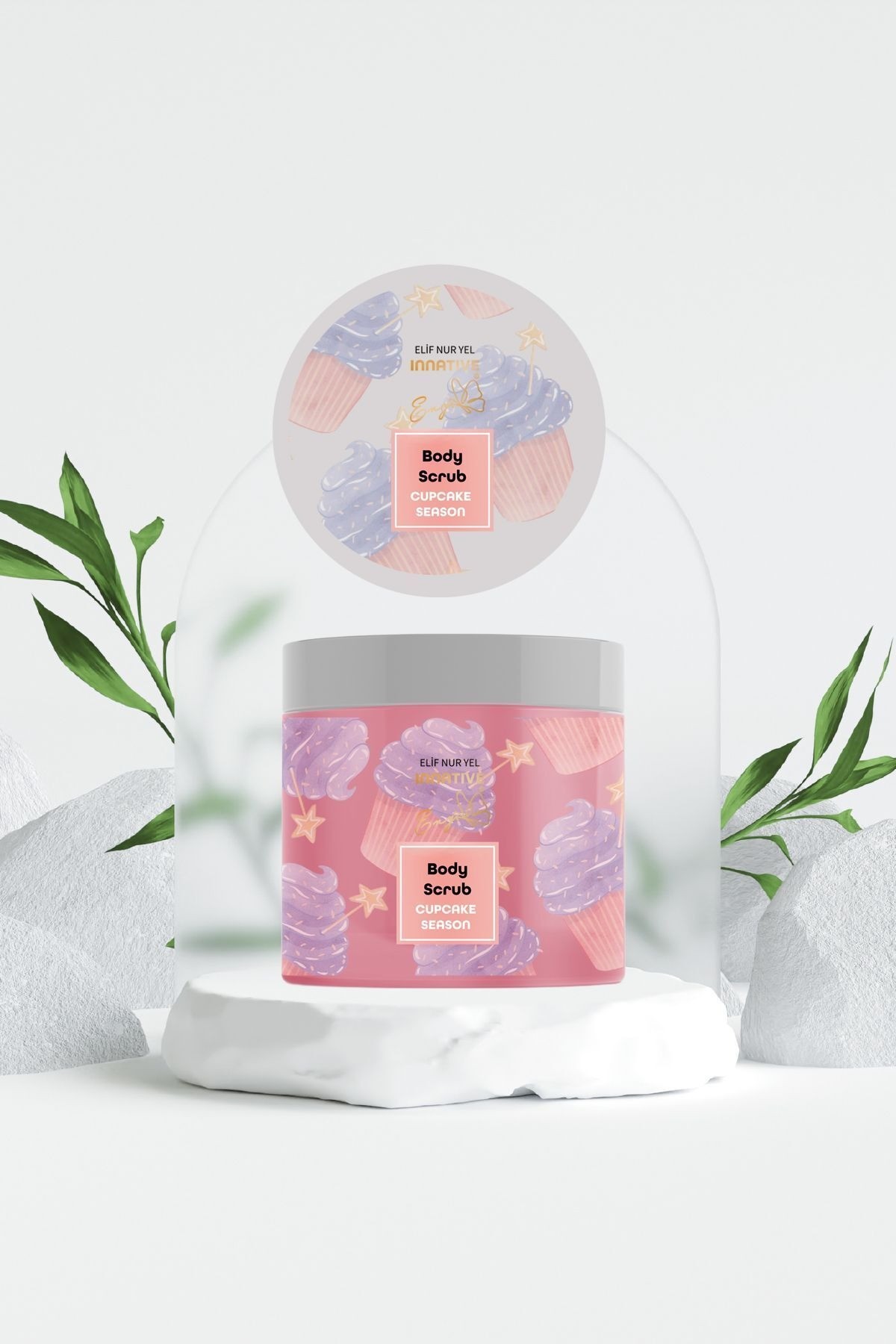 Cupcake Season Body Scrub Nemlendirici Batık Giderici Vanilya Vücut Peelingi 200ml