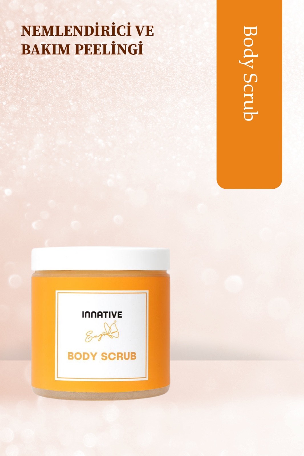 INNATIVE ENY Nemlendirici, Besleyici, Batık Gidermeye yardımcı ve Arındırıcı Vücut Peeling 300gr