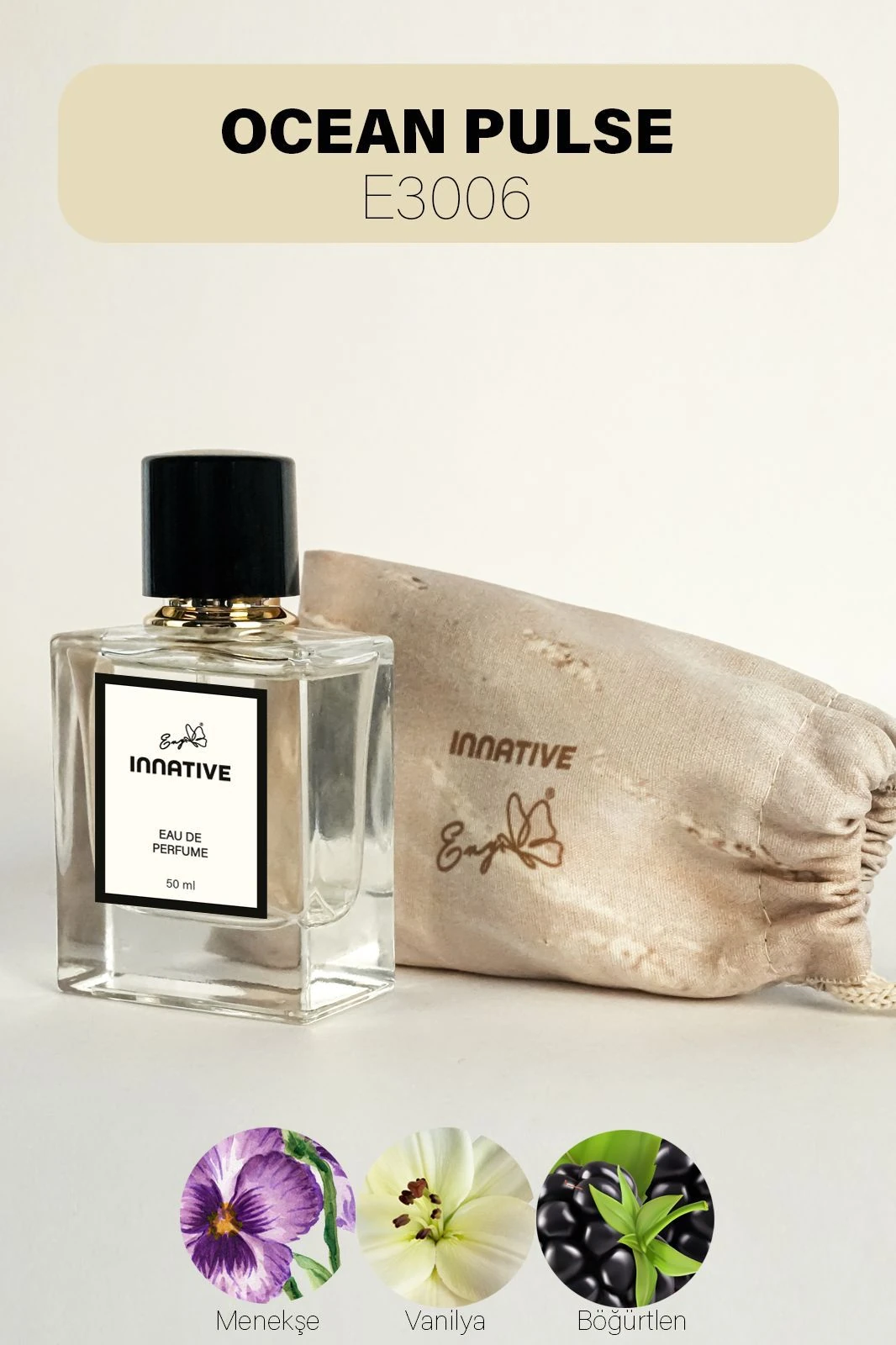 INNATIVE E3006 Eny OCEAN PULSE Edp 50 ml ÇİÇEKSİ Kadın Parfümü