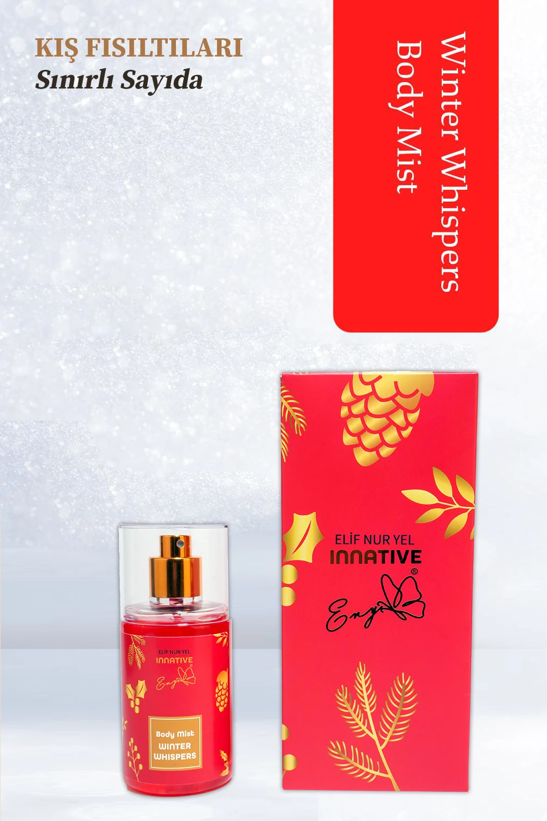 Elif Nur Yel Eny Body Mist Winter Whispers Yılbaşı Özel Vücut Spreyi 100ml