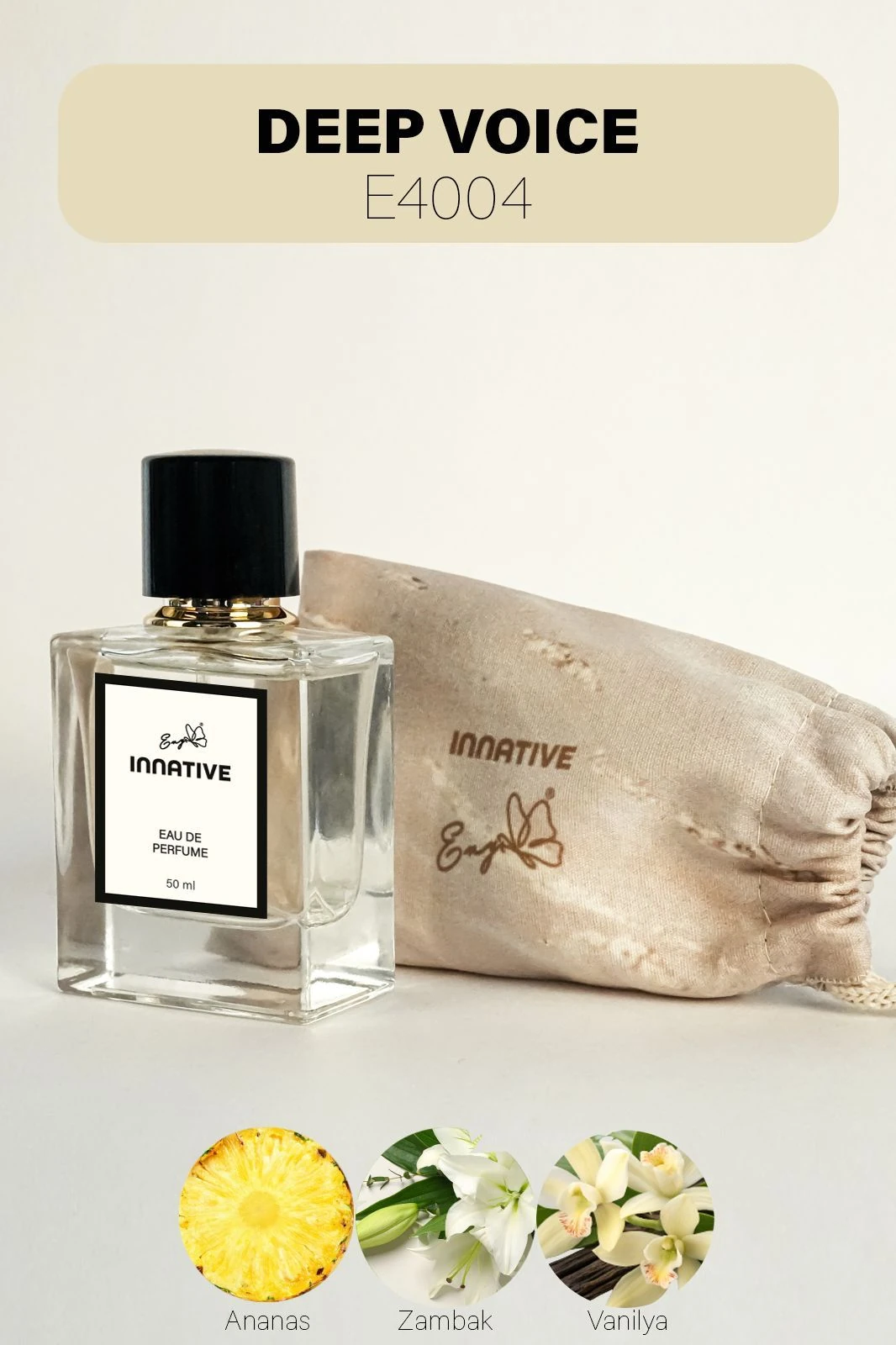 INNATIVE E4004 Eny DEEP VOICE Edp 50 ml MEYVELİ Kadın Parfümü