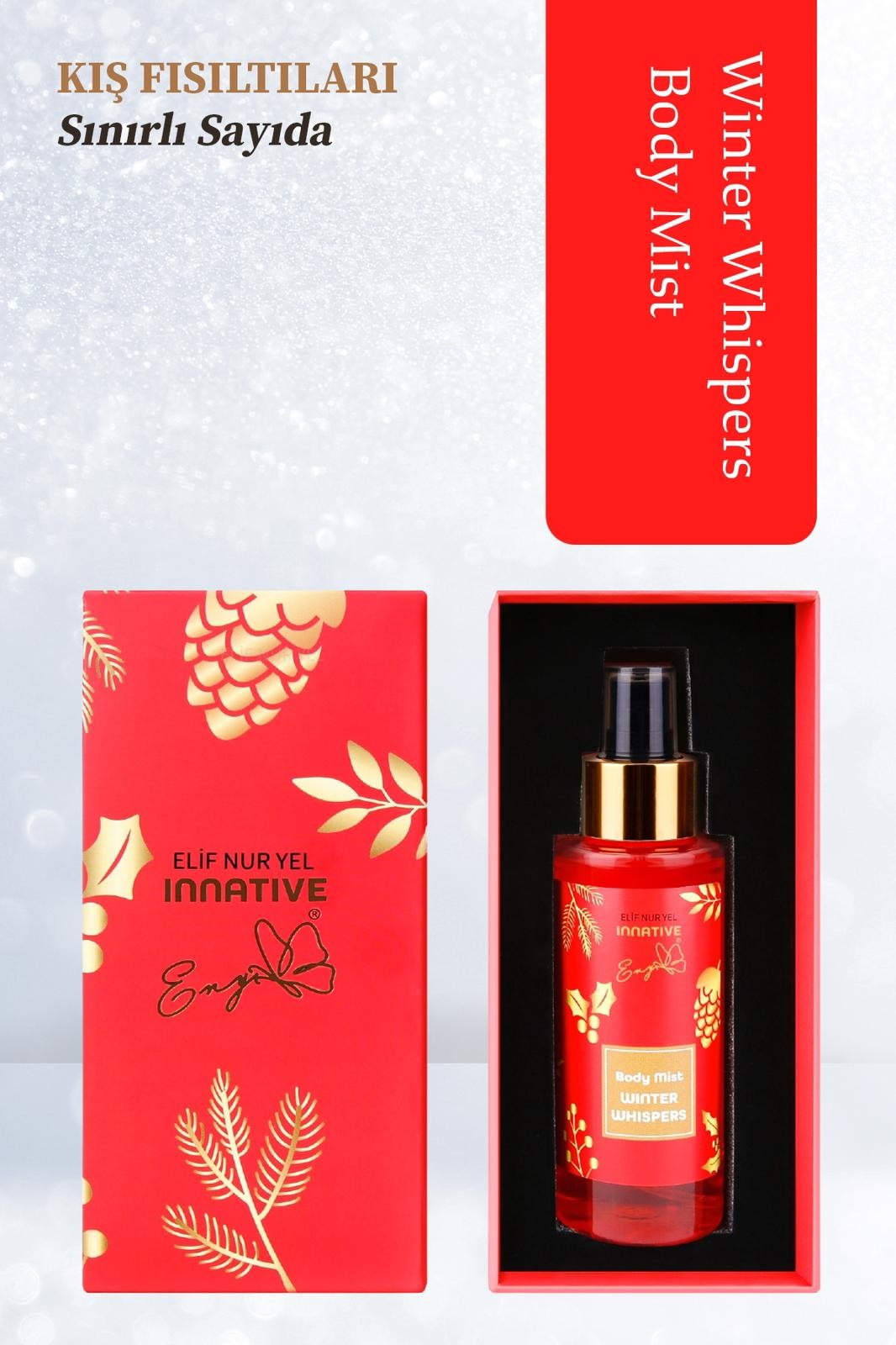 Elif Nur Yel Eny Body Mist Winter Whispers Yılbaşı Özel Vücut Spreyi 100ml image