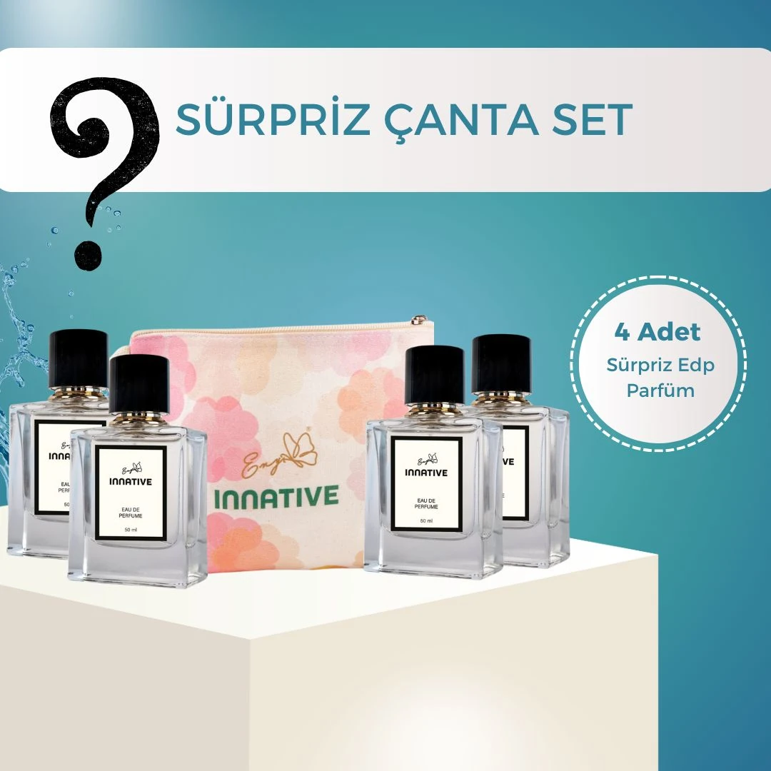 Seçtiğiniz 4 Parfüm + Çanta 