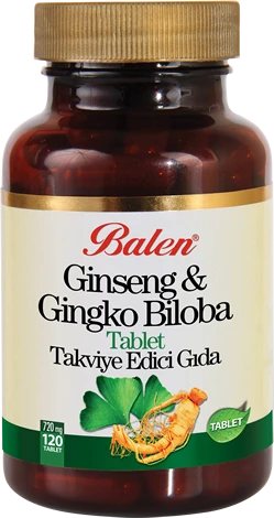 Ginseng & Ginkgo Biloba Tablet