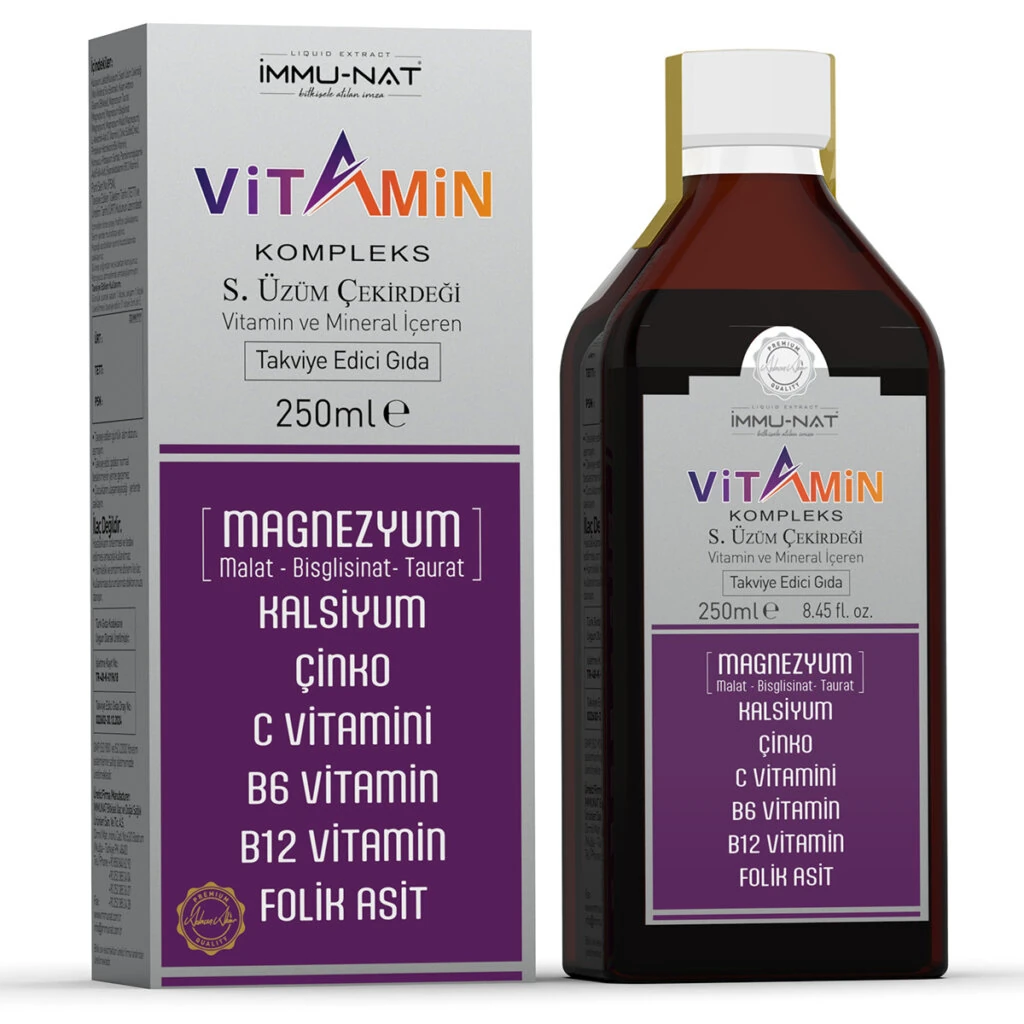 Vitamin Complex Siyah Üzüm Çek. Vit. Min. 250 ML