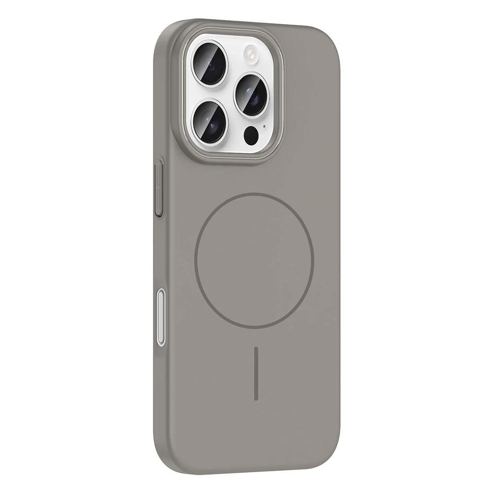 Apple iPhone 16 Pro Max Kılıf M-safe Şarj Özellikli Zore Ruby Sert Kapak