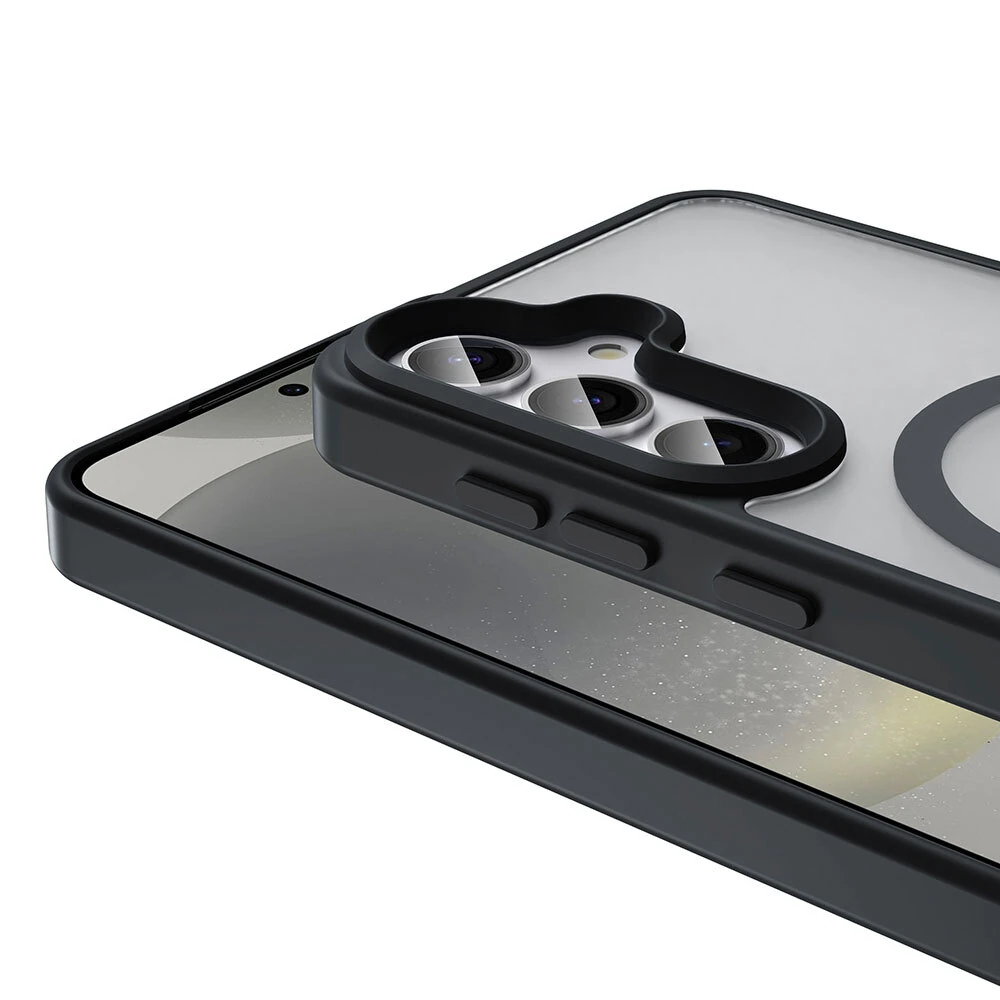 Galaxy S25 Kılıf M-safe Şarj Özellikli Mat Arka Yüzey Zore Sio Kapak