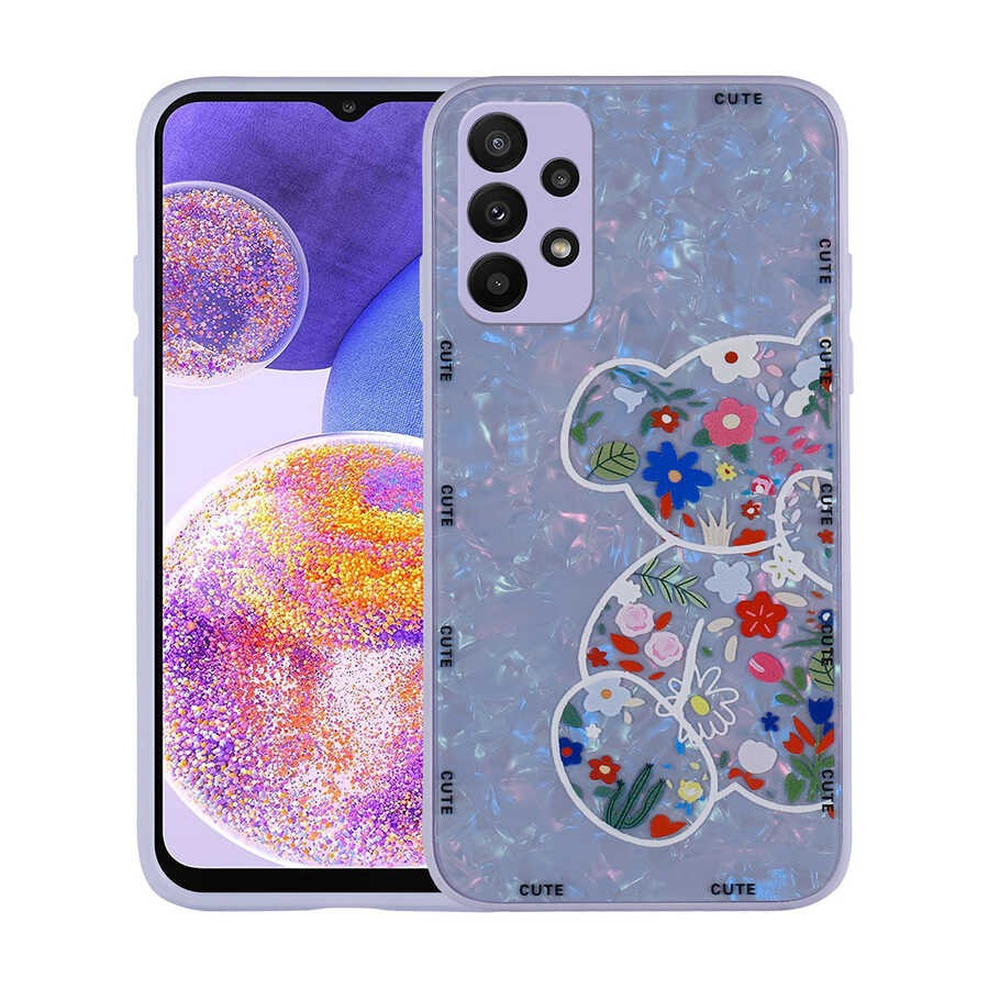 Galaxy A33 5G Kılıf Desenli Sert Silikon Zore Mumila Kapak