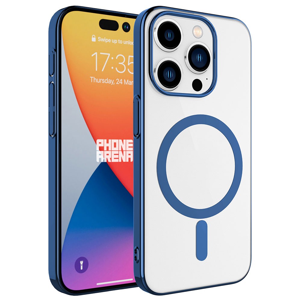 Apple iPhone 15 Pro Kılıf Zore Wireless Şarj Özellikli Pixel M-safe Kapak