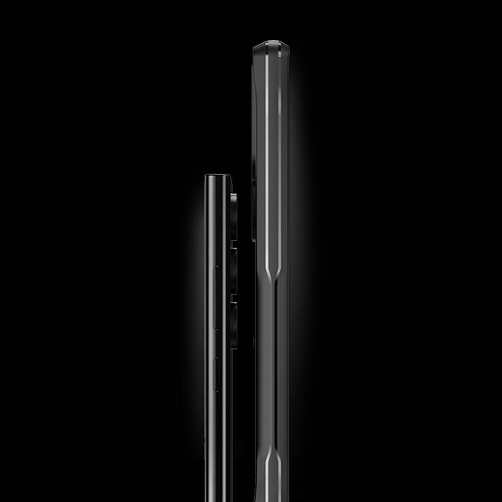 Galaxy S24 Ultra Kılıf Şeffaf Sert PC Arka Yüzey Tasarımlı Zore Edo Kapak