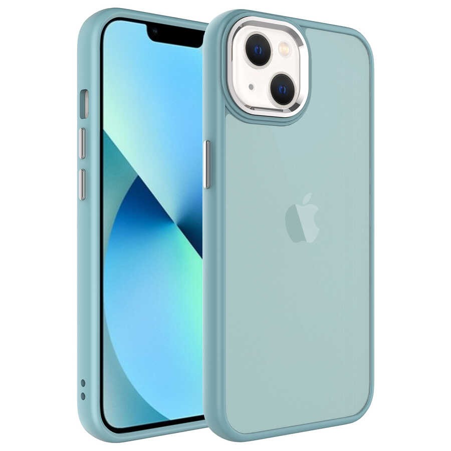Apple iPhone 13 Kılıf Buzlu Sert PC Zore May Kapak
