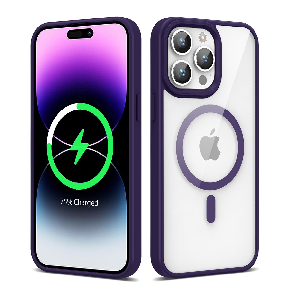 Apple iPhone 14 Pro Kılıf M-safe Wireless Şarj Özellikli Silikon Zore Ege Kapak