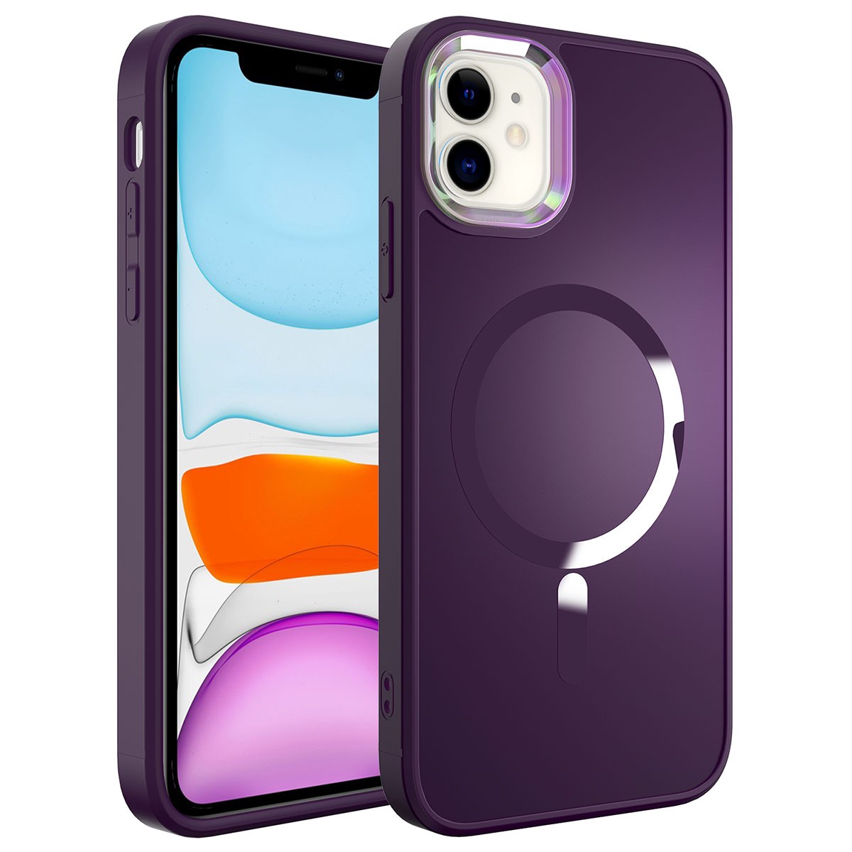 Apple iPhone 11 Kılıf M-safe Wireless Şarj Özellikli Zore Stil Kapak