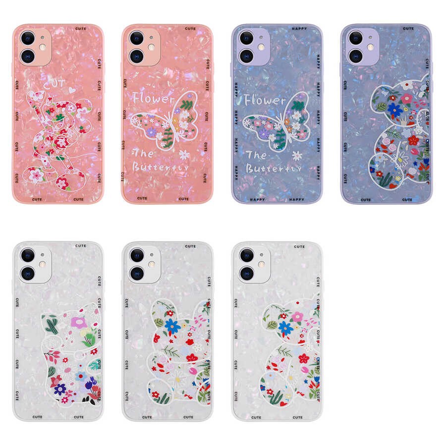 Apple iPhone 11 Kılıf Desenli Sert Silikon Zore Mumila Kapak