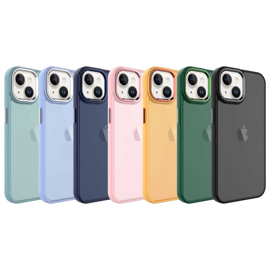 Apple iPhone 14 Plus Kılıf Buzlu Sert PC Zore May Kapak