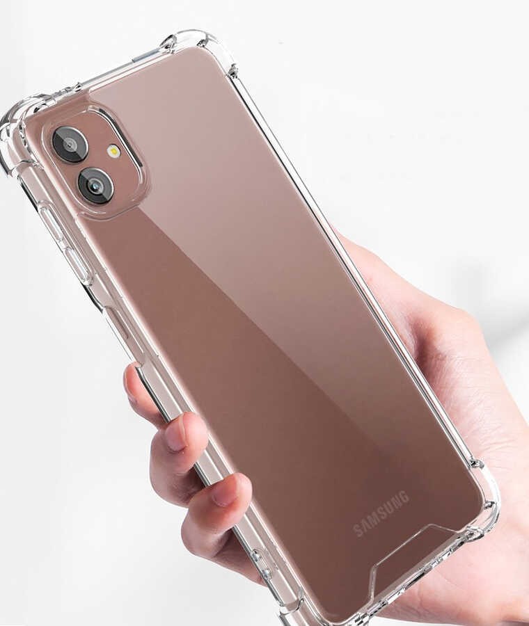 Galaxy A04 Kılıf Zore Nitro Anti Shock Silikon
