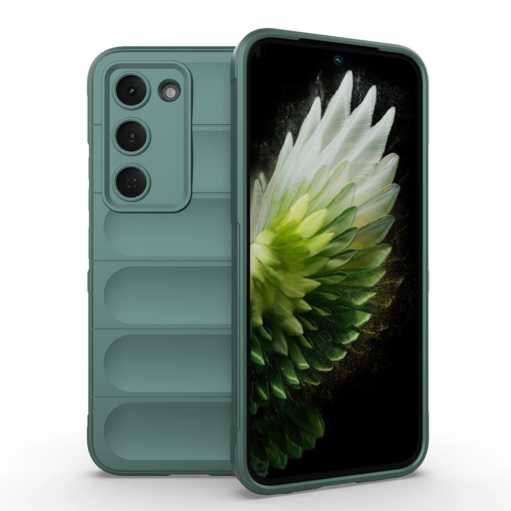 Tecno Spark 40 Pro Kılıf Esnek TPU Oyuklu Arka Yüzey Tasarımlı Zore Etnik Silikon Kapak