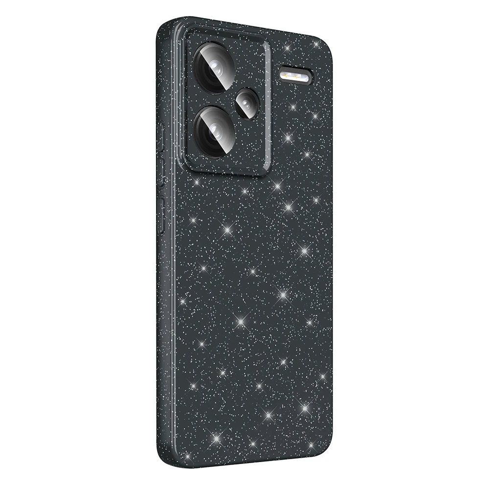 Xiaomi Redmi Note 13 Pro Plus 5G Kılıf Kamera Korumalı Simli Lüks Zore Koton Kapak