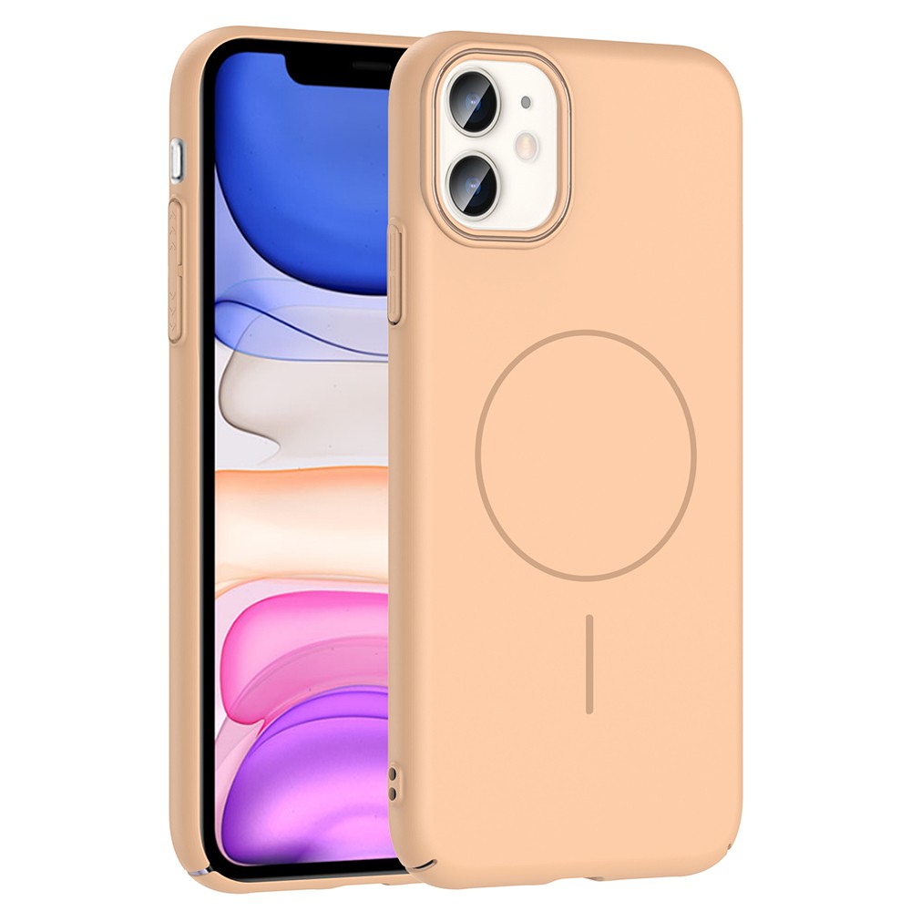 Apple iPhone 11 Kılıf M-safe Şarj Özellikli Zore Ruby Sert Kapak