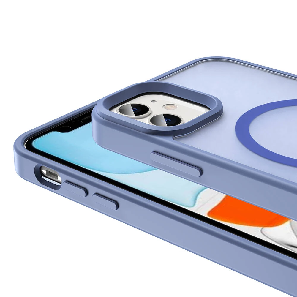 Apple iPhone 12 Pro Kılıf M-safe Şarj Özellikli Mat Arka Yüzey Zore Sio Kapak