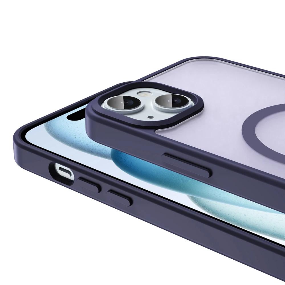 Apple iPhone 14 Plus Kılıf M-safe Şarj Özellikli Mat Arka Yüzey Zore Sio Kapak