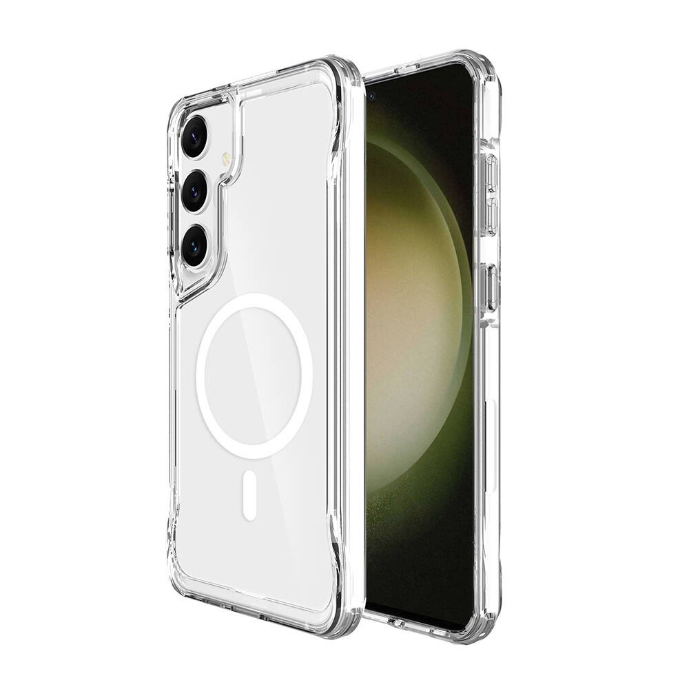 Galaxy S24 Plus Kılıf Zore M-safe Şarj Özellikli T-Max M-safe Kapak