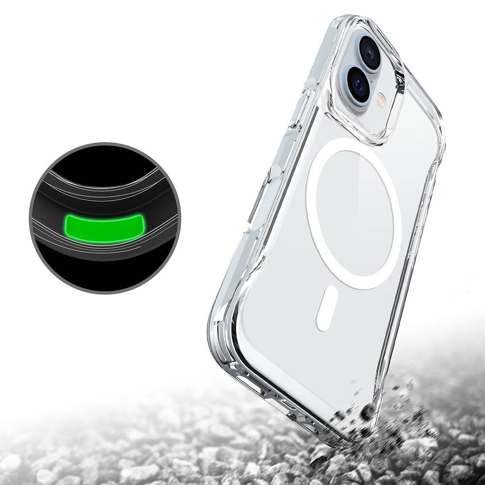 Apple iPhone 16 Plus Kılıf Zore M-safe Şarj Özellikli T-Max M-safe Kapak