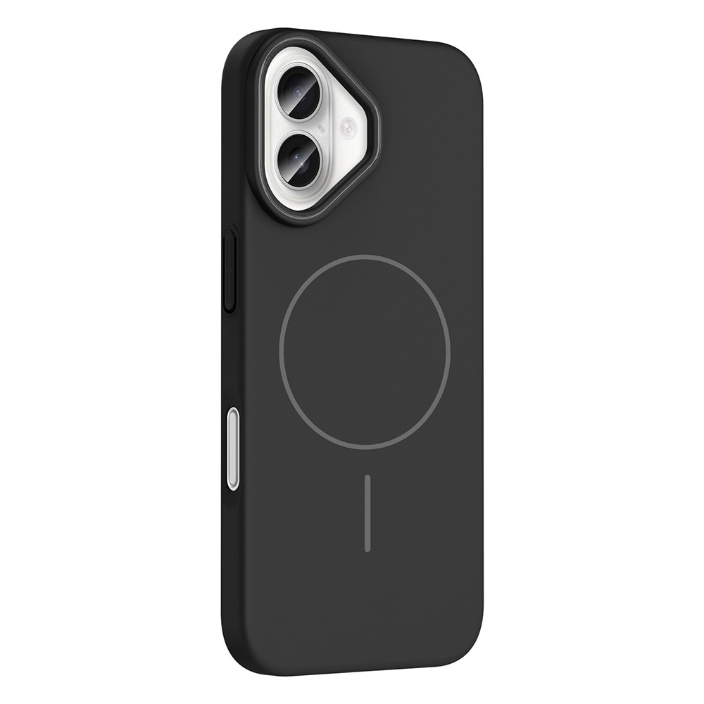 Apple iPhone 16 Plus Kılıf M-safe Şarj Özellikli Zore Ruby Sert Kapak