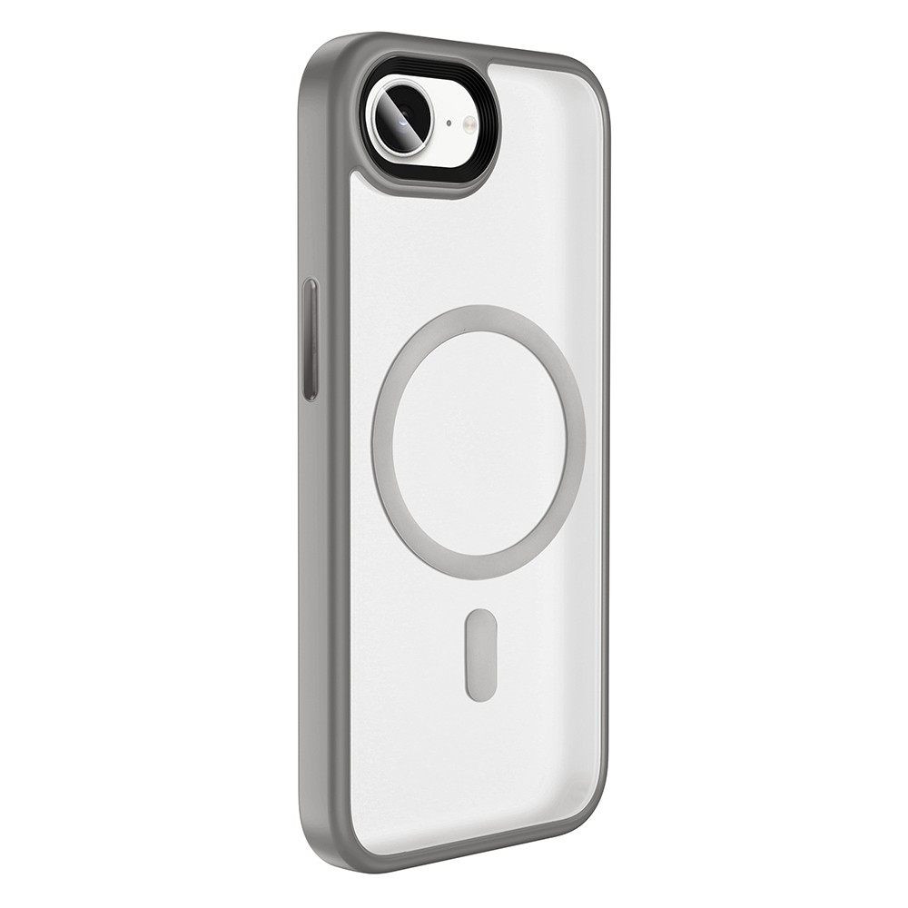 Apple iPhone 16E Kılıf Mat Arka Yüzey Wireless Şarj Özellikli Zore Flet M-safe Kapak