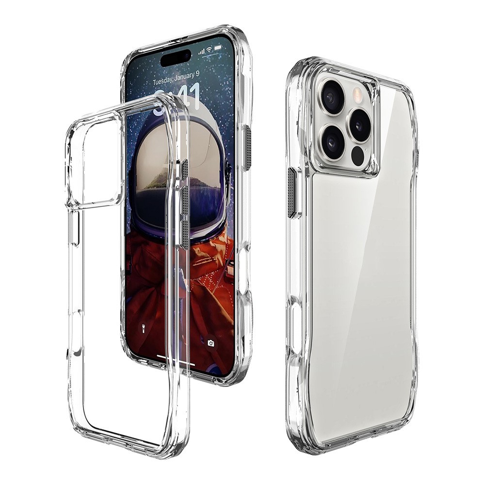 Apple iPhone 16 Pro Kılıf Airbagli Şeffaf Zore İncek Kapak