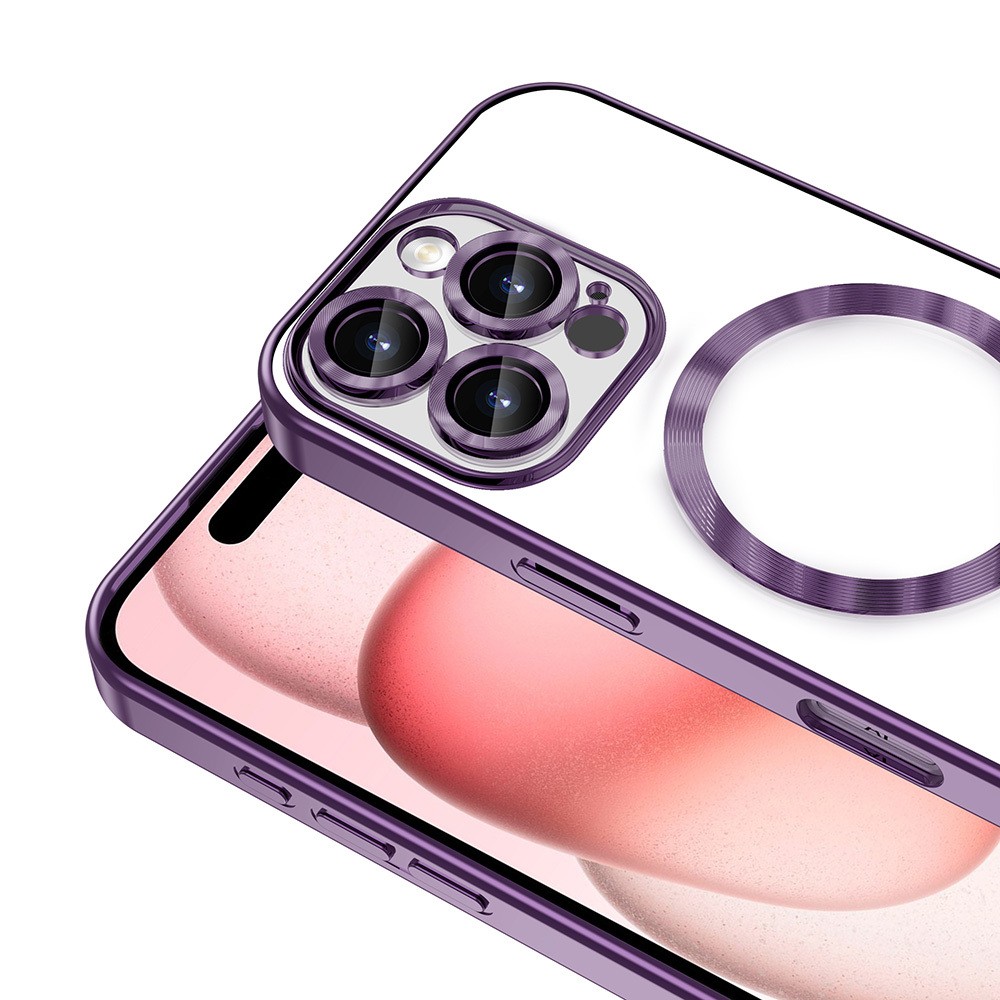 Apple iPhone 16 Pro Kılıf Kamera Korumalı M-safe Wireless Şarj Özellikli Zore Demre Kapak