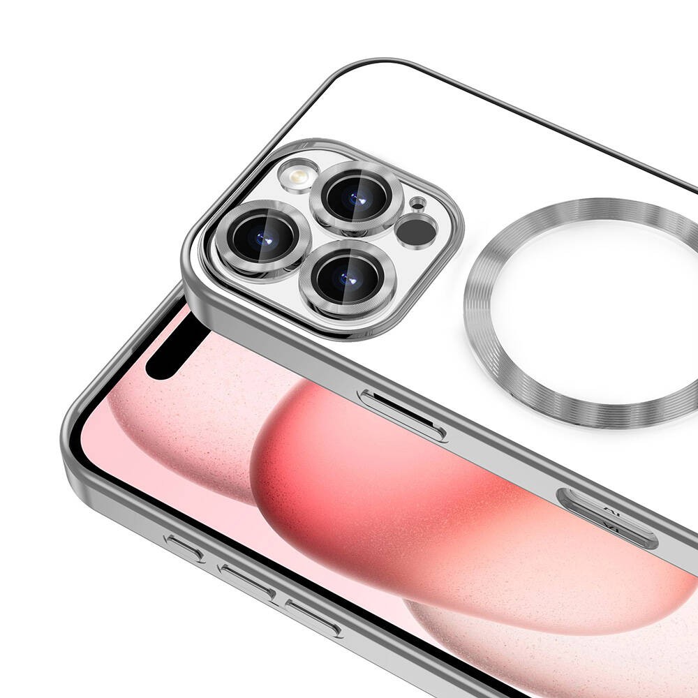 Apple iPhone 16 Pro Kılıf Kamera Korumalı M-safe Wireless Şarj Özellikli Zore Demre Kapak