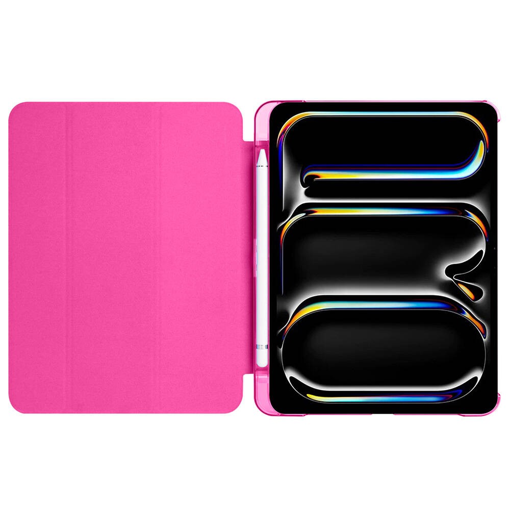Apple iPad Pro 11 2024 Zore Smart Cover Kalem Bölmeli Standlı 1-1 Kılıf