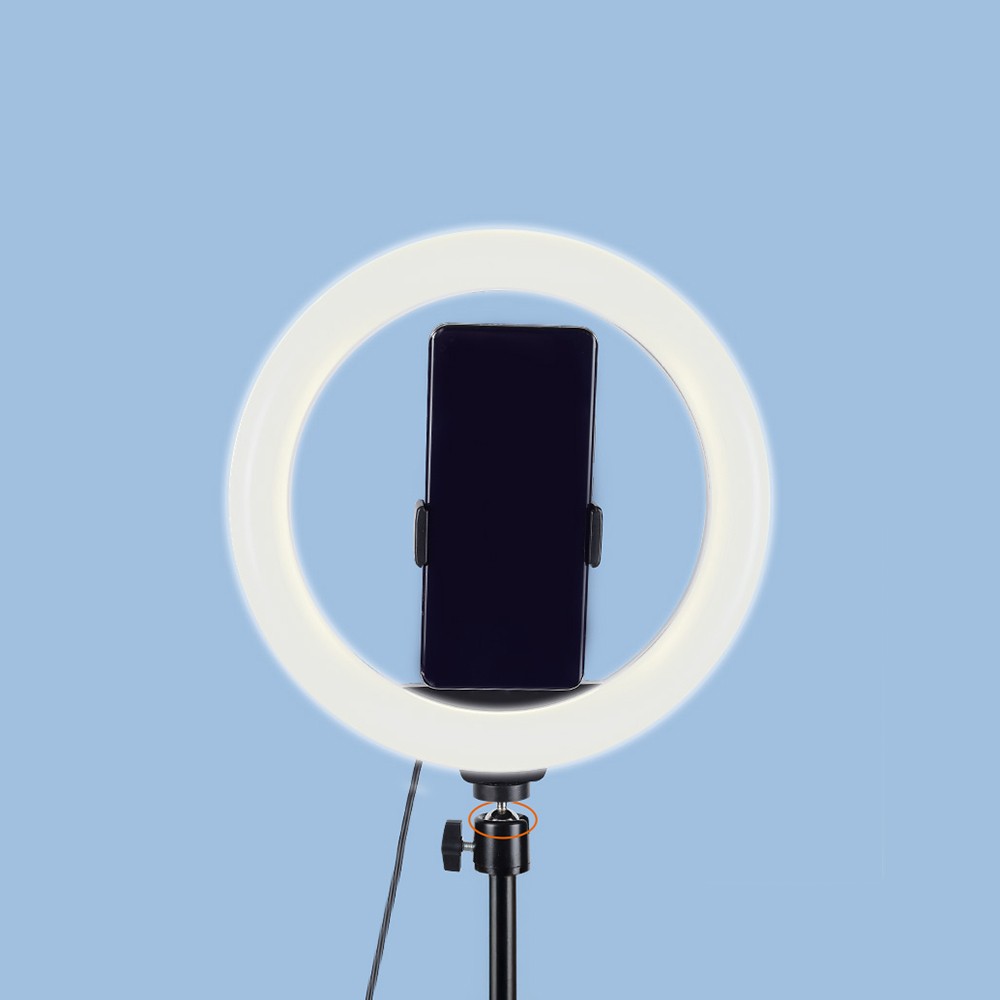 Zore MJ20 RGB Light 8 inç Işıklı Telefon Tutucu Ring Light