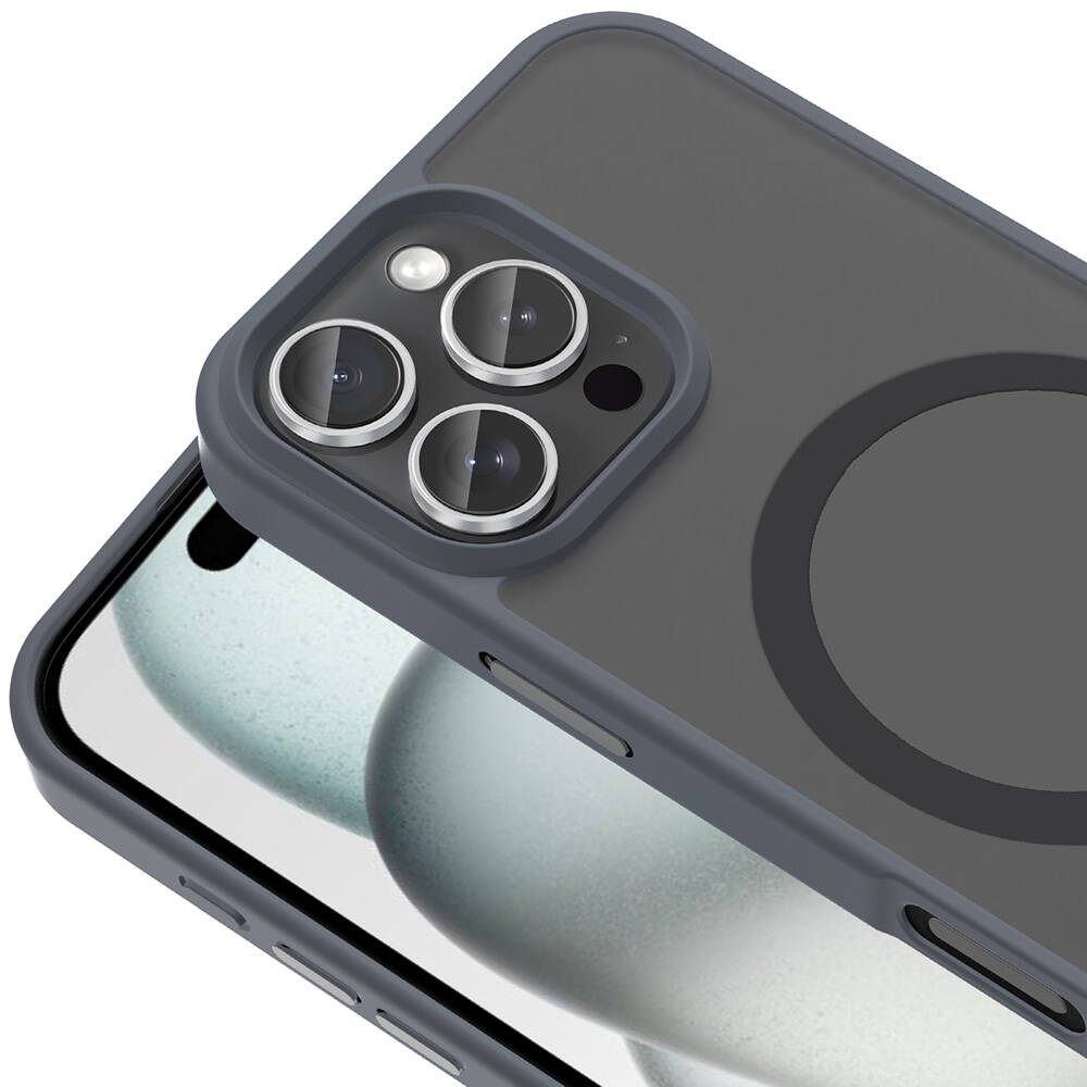 Apple iPhone 16 Pro Max Kılıf M-safe Şarj Özellikli Mat Arka Yüzey Zore Sio Kapak