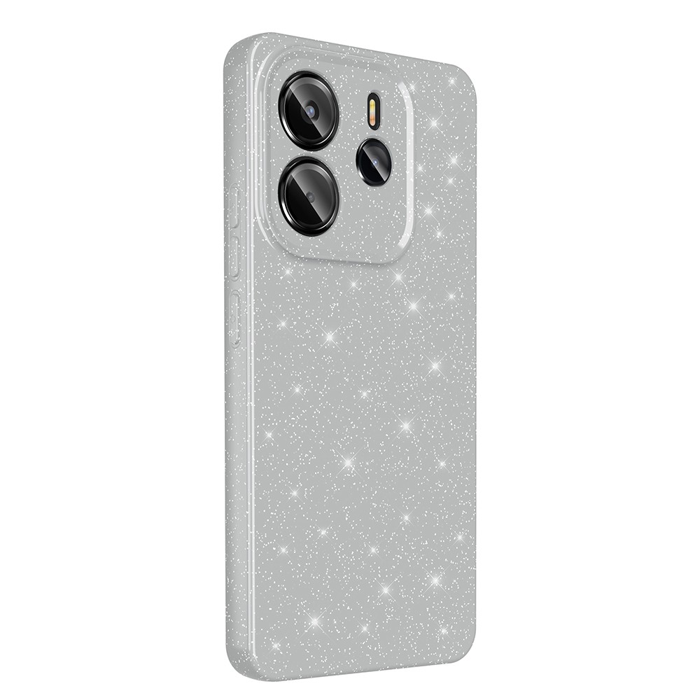 Xiaomi Redmi Note 14 5G Kılıf Kamera Korumalı Simli Lüks Zore Koton Kapak