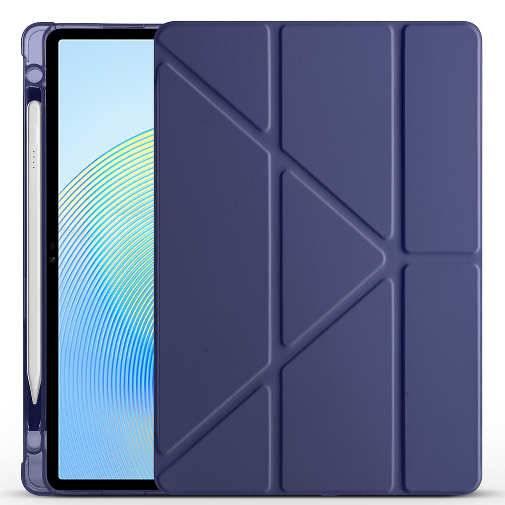 Honor Pad X8A Kılıf Zore Tri Folding Kalem Bölmeli Standlı Kılıf